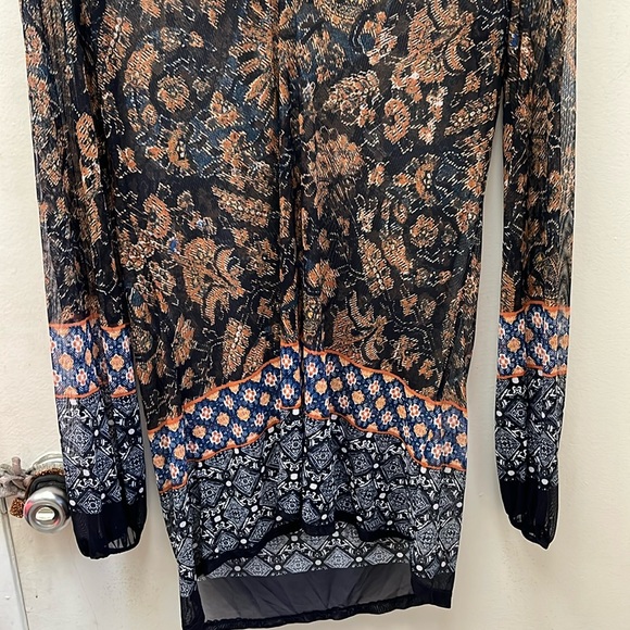 PerSeption Concept sheer mini dress size Medium - Picture 5 of 13